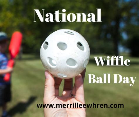 Sweet Romance Reads National Wiffle Ball Day By Merrillee Whren