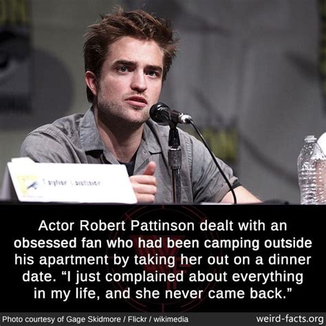 Actor Robert Pattinson Dealt With An Obsessed Fan Who Had Been Camping