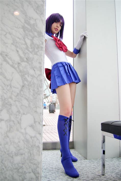 Bishoujo Senshi Sailor Moon Boots Cosplay Gloves Miniskirt Namada Pleated Skirt Purple Hair