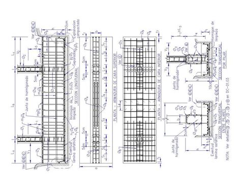 Foundation Plan With Pile Detail 2d View Cad Structure Layout File In