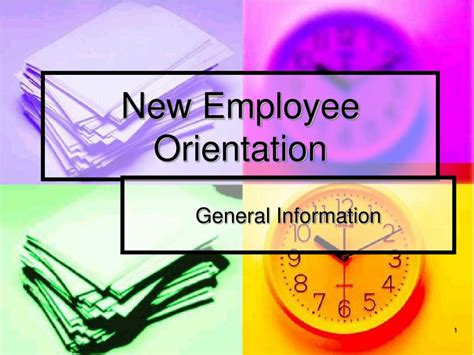 New Employee Orientation Presentation Powerpoint