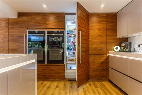 An Integrated Neff Fridge Freezer Is Completely Concealed In This