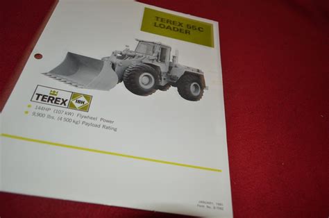 Terex 55c Loader Dealers Brochure Dcpa4 Ver2 Ebay