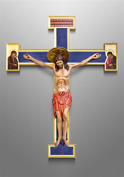 Romanesque Crucifix Sacred Art Sculptures