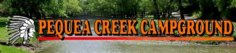 A Sign That Says Pequea Creek Campground