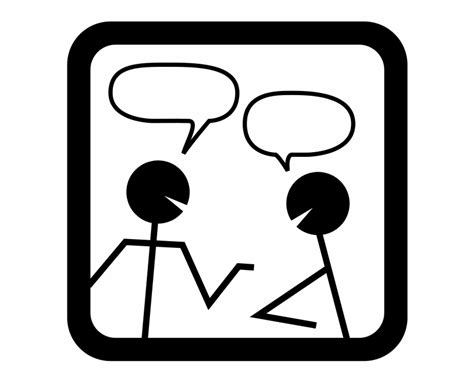 People Talking Clipart Stick Figure And Other Clipart Images On