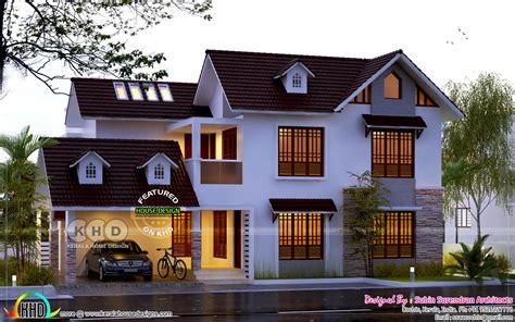 2500 Sq Ft House Drawings Modern Duplex Home Design In 2500 Square
