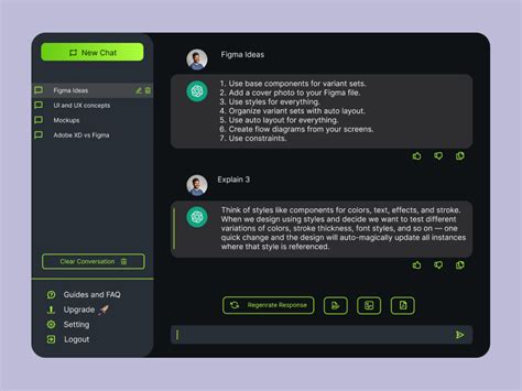 Chat Gpt Redesign Uplabs