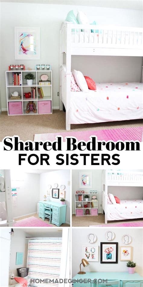 Shared Bedroom Ideas For Sisters Homemade Ginger