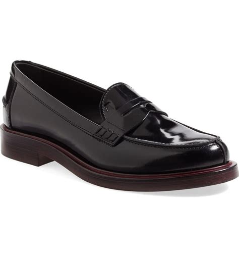 Tods Leather Penny Loafer Women Nordstrom