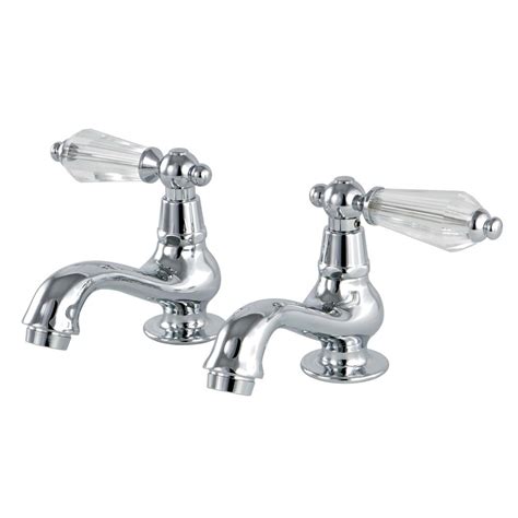 Specializing in tub fillers, vanity faucets, kitchen taps, shower fixtures, exposed faucet & shower sets, shower curtain rods & curtain frames, exposed supply and waste, accessories, parts, and much more. Kingston Brass Vintage Crystal Old-Fashion Basin 8 in ...