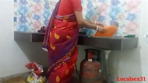 Desi Bengali Desi Village Indian Bhabi Kitchen Sex In Red Saree And Official Video By Localsex31