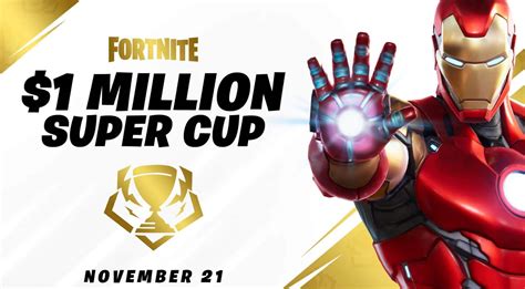Fortnite Super Cup 1 Million Dollar Tournament Today 1m Cup Enable