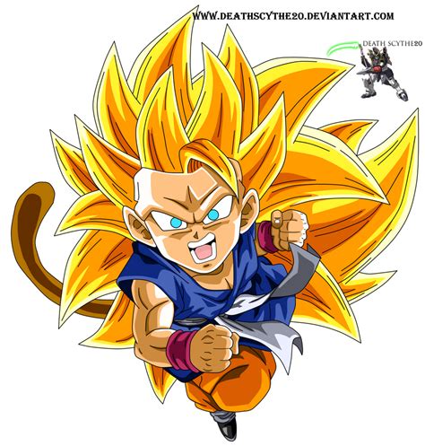 Kid Goku Ssj3 Dragon Ball Gt By Deathscythe20 On Deviantart