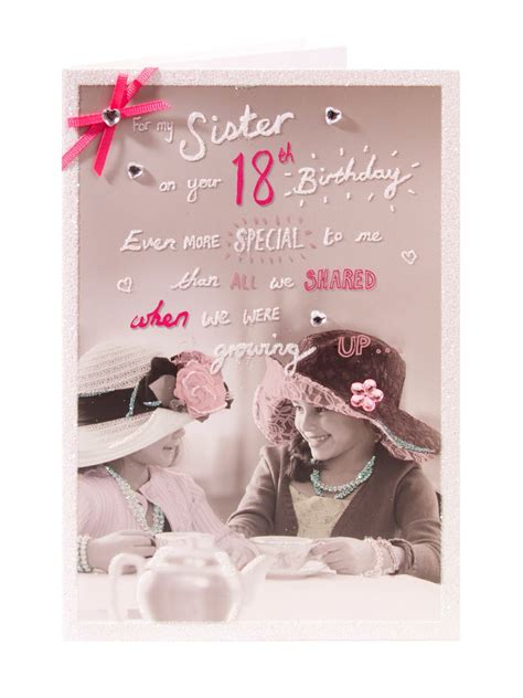 18th Birthday Wishes For Sister Get More Anythink S