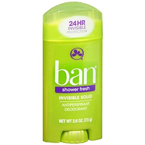 Ban Antiperspirant Deodorant Invisible Solid 26 Oz 73 G