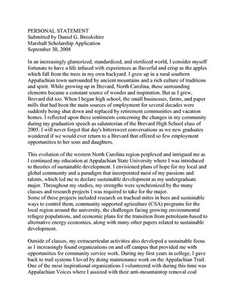 Image Result For Personal Statement For Undergraduate College Outlining