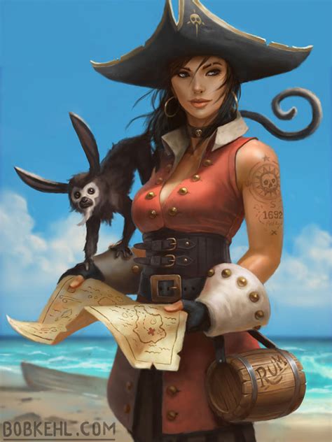 45 Pirate Character Designs In A Diverse Range Of Styles Fantasy Women