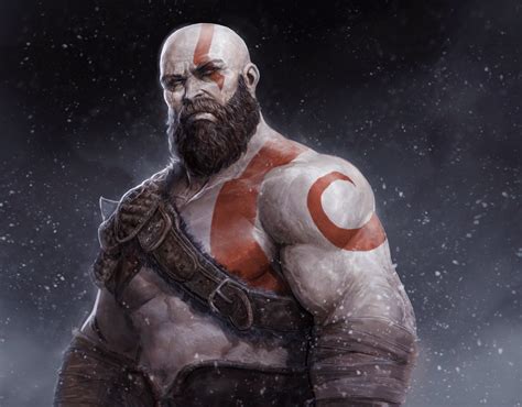 Let S Draw Kratos God Of War Fan Art Friday Youtube