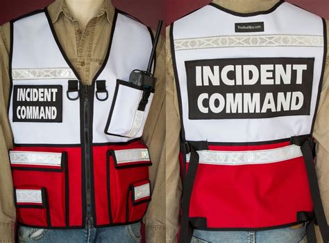 Two Tone Incident Command Safety Reflective Vest Made In The Usa