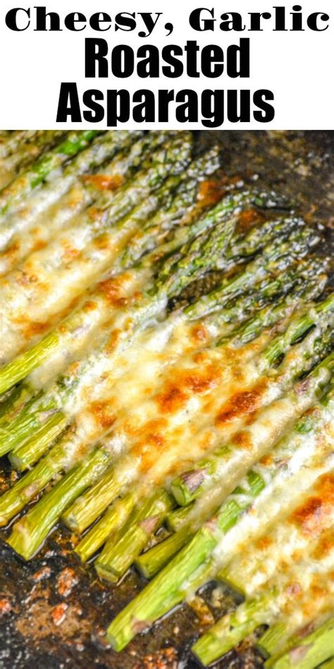 Arrange asparagus on baking sheet. Garlic Roasted Cheesy Sheet Pan Asparagus | Recipe ...