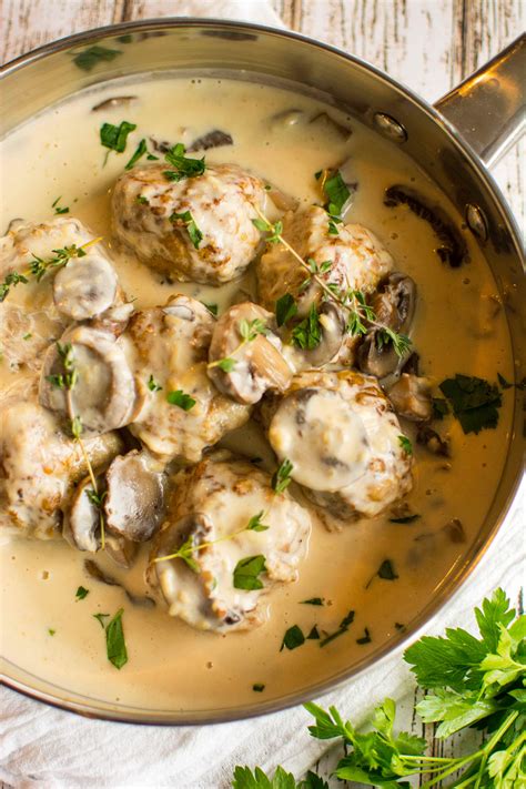Maybe you would like to learn more about one of these? Crockpot Chicken Meatballs with Asiago Cream Gravy - Slow ...
