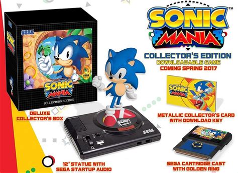 Sonic Mania Collectors Edition And Vinyl Soundtrack Back In Stock New T