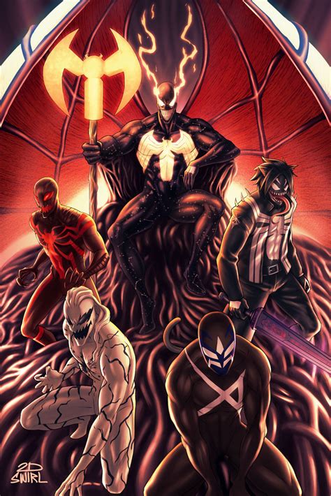 King In Black By 2dswirl On Deviantart Marvel Spiderman Art