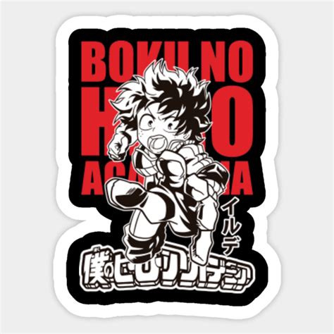 Boku No Hero Academia Boku No Hero Academia Sticker Teepublic