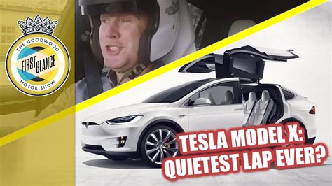 How Fast Can A Tesla Model X P90d Lap Goodwood Youtube