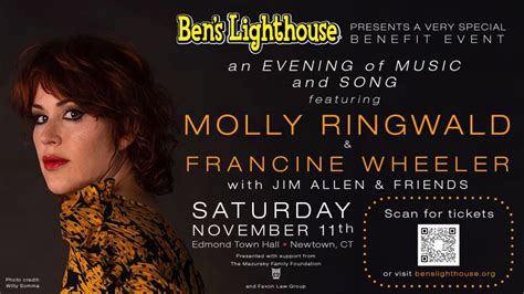 Bens Lighthouse Benefit Concert Featuring Molly Ringwald Edmond Town