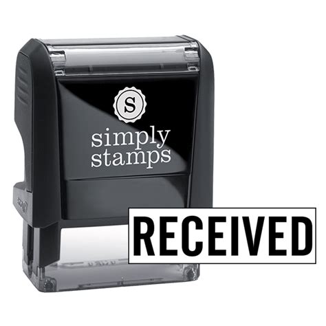 Received Rubber Stamp Simply Stamps