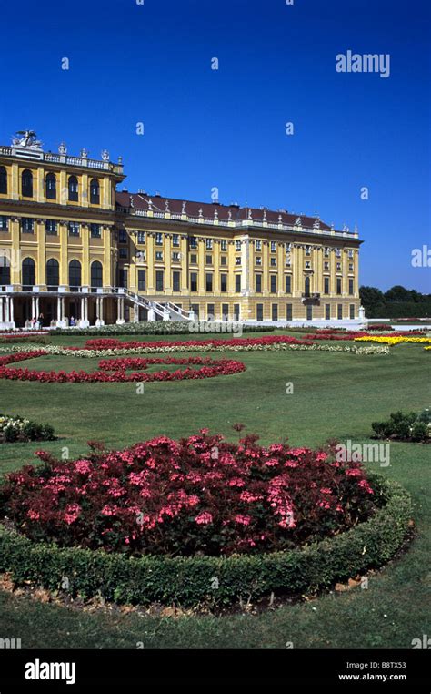 The Baroque Schloss Schönbrunn Palace 1744 49 And French Style Formal