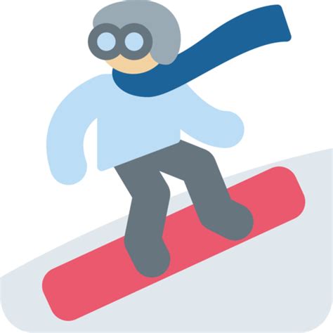 ?? Snowboarder(in): mittelhelle Hautfarbe-Emoji