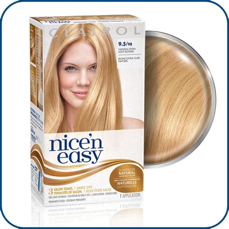 Clairol Nice N Easy 9598 Natural Extra Light Blonde Permanent Hair Color 1