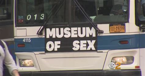 museum of sex ads on mta buses raising eyebrows cbs new york
