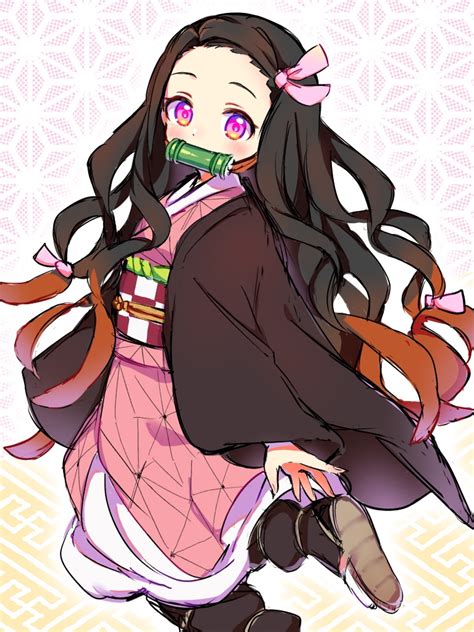 Nezuko Kamado By Pixiv Id 10234455 Anime Anime Chibi Japanese