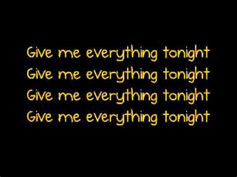 Tonight i want all of you tonight. Pitbull, Nayer, Ne-Yo -Give me everything (Tonight ...