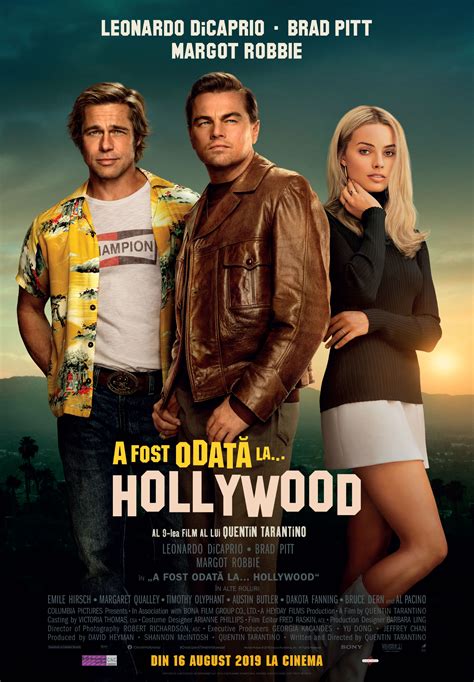 Poster Once Upon A Time In Hollywood 2019 Poster A Fost Odată La