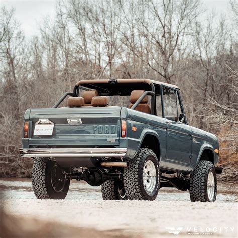 Set Your Eyes On Adventure In Your Velocity Built Classic Ford Bronco