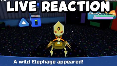 Gleaming Elephage Encounter Live Reaction Loomian Legacy Youtube