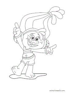 Cloud guy from trolls coloring page free coloring pages online. Trolls World Tour Coloring Pages - AnimationsA2Z in 2020 ...