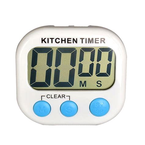 Lcd Digital Kitchen Timer Magnetic Count Down Up Clock Loud Alarm Home