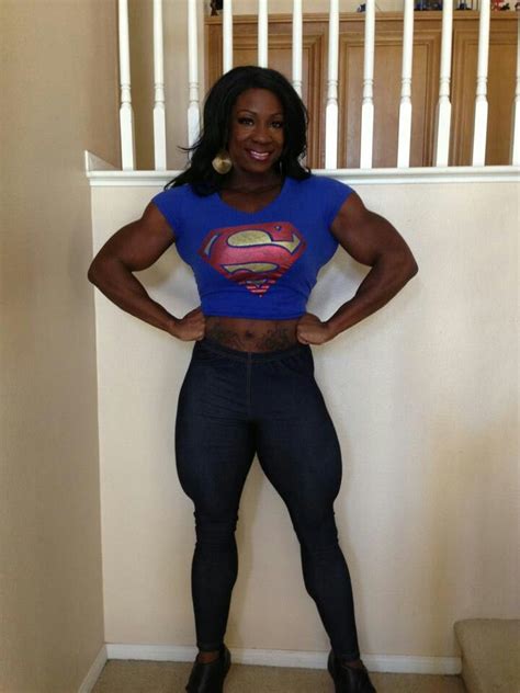 Black Super Woman Muscular Women Superwoman Photography Women Bodybuilders Strong Women