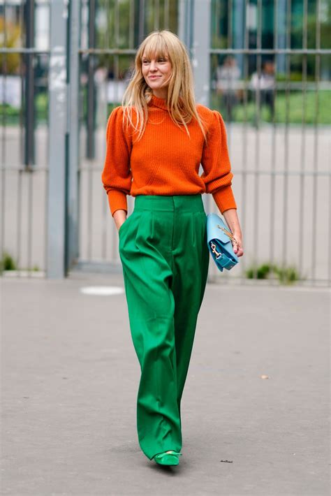 The Best Street Style At Paris Fashion Week Ss18 Color Blocking