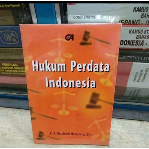 Jual Buku Hukum Perdata Indonesia Abdul Kadir Muhammad Shopee Indonesia