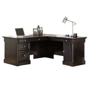 Bowerbank L-Shaped Executive Desk in 2020 | L shaped executive desk, L shaped desk, Executive desk