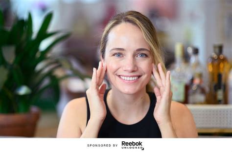 the exact steps to giving yourself a glow boosting facial massage mini workout facial