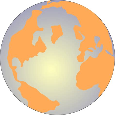 Orange And Blue Globe 2 Clip Art At Vector Clip Art Online