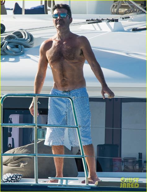 simon cowell shows off his abs while vacationing in barbados photo 4408679 shirtless simon